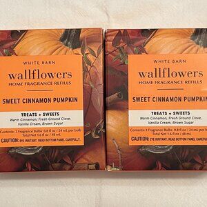 BODY & BODY WORKS SWEET CINNAMON PUMPKIN WALLFLOWERS